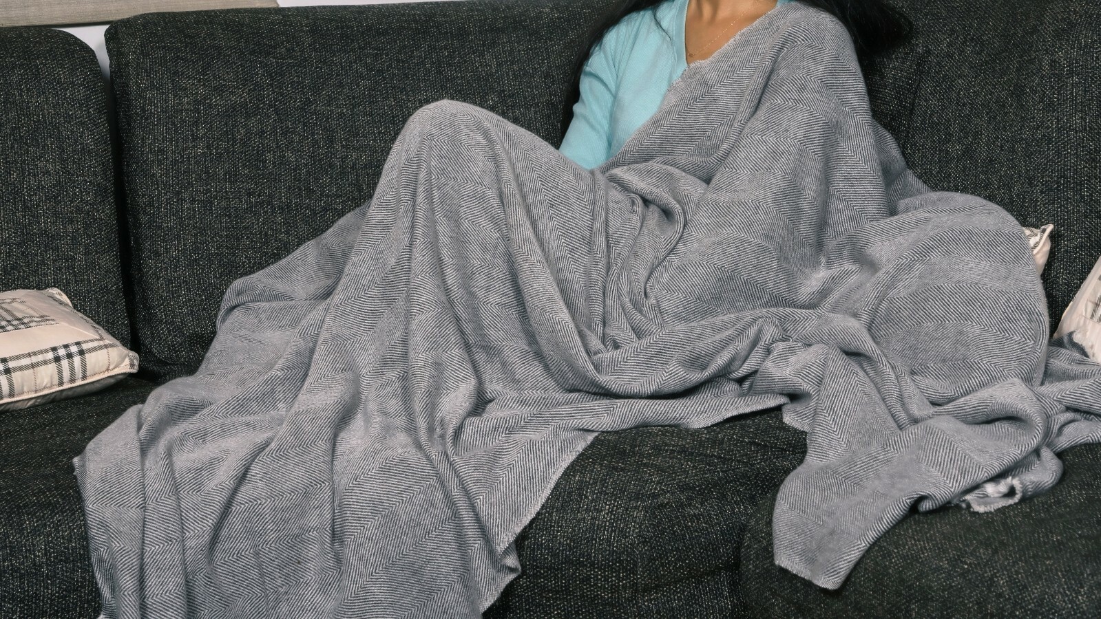 High Quality Cashmere Meditation Blanket Yoga Travel Throw Nepal Made 56"X94" gallery