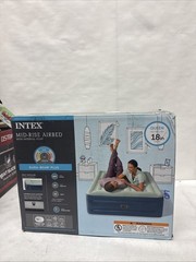 Intex 18″ Inflatable Elevated Premium Comfort Airbed with Built-In Pump, King