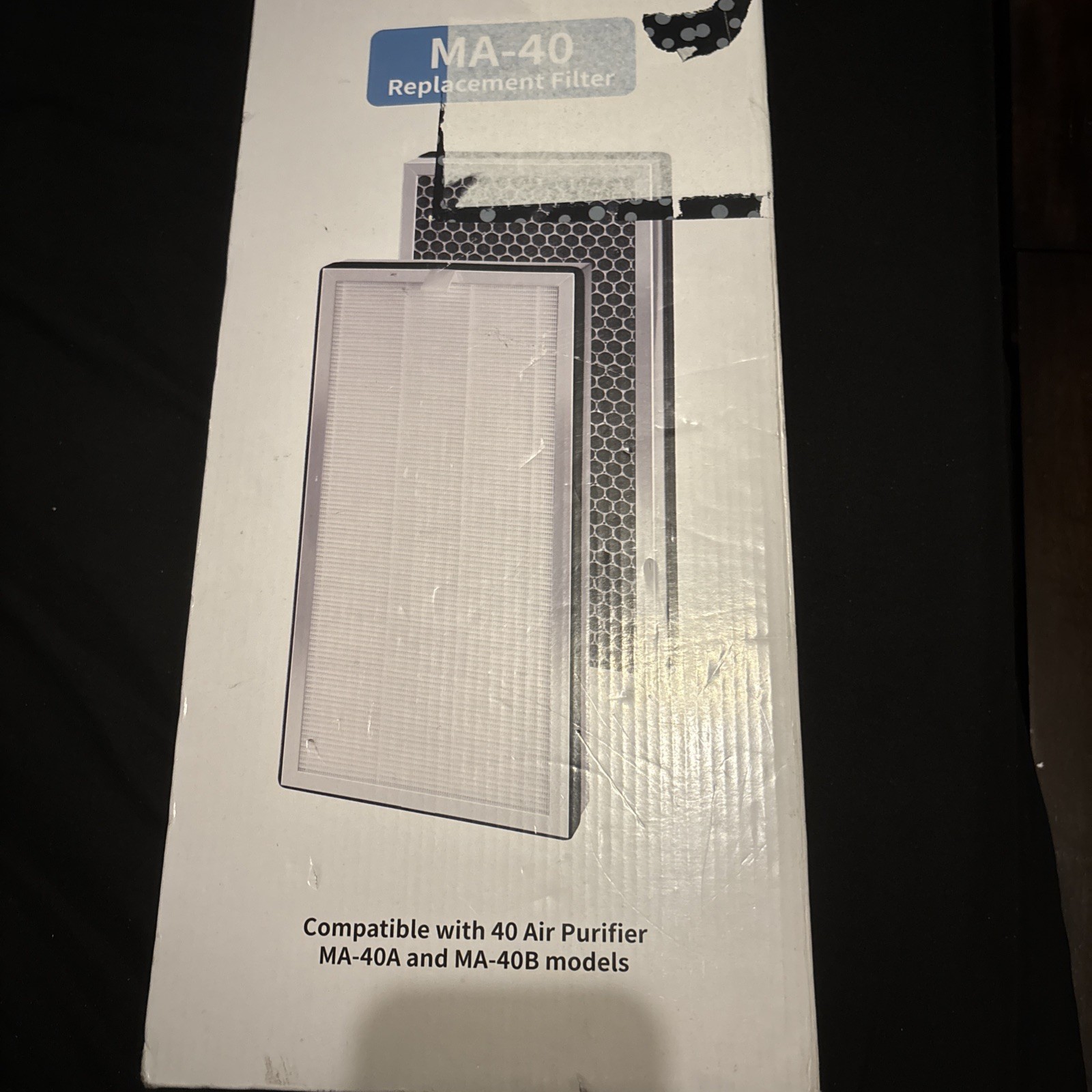 Medify MA-40 H14 HEPA Replacement Filter 3-in-1, 0.1 Micron, 2-Pack gallery