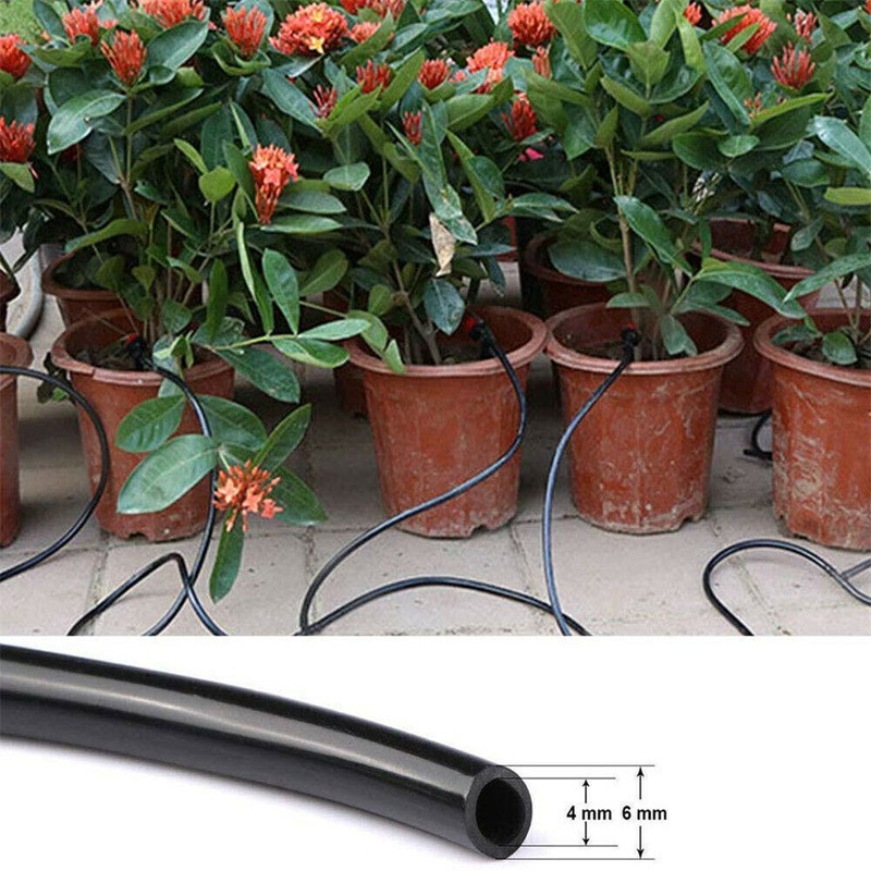 130ft Drip Irrigation System Plant Timer Self Garden Watering Hose Spray Kit USA gallery