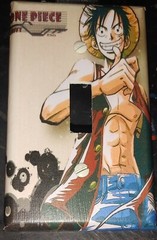 Custom Handmade One Piece Single Toggle Light Switch Cover