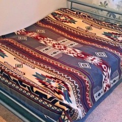 EXTRA LARGE SOFT & WARM ALPACA WOOL BLANKET PLAID 75″x90″ (195×230 cm) OTAVALO