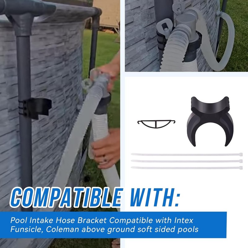 Pool Intake Hose Bracket Fits Intex,Funsicle,Coleman Above Ground Soft Edge Pool gallery