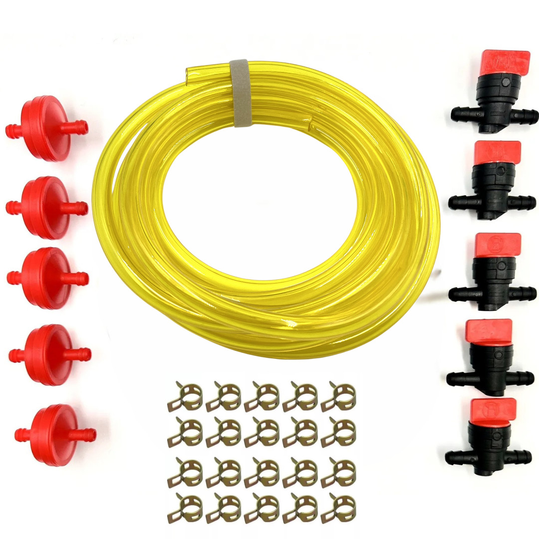 10FT 1/4” x 3/8” Fuel Line Hose Kit for Briggs Craftsman Troy Bilt Cub Cadet gallery