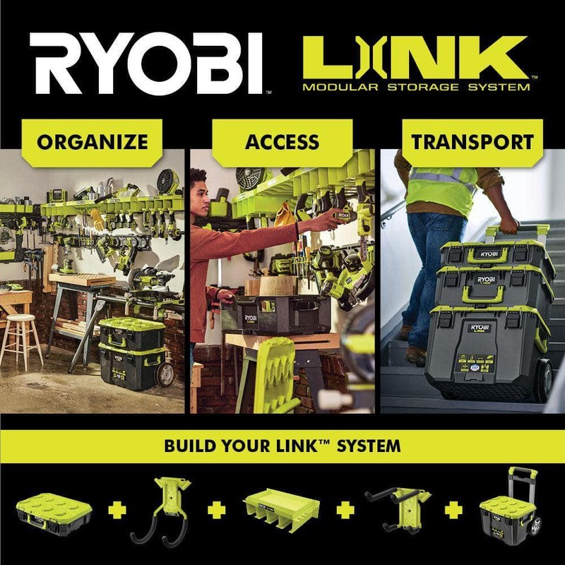 LINK Medium Tool Box Impact Resistant Material Water Dust Resistant 80 Capacity gallery