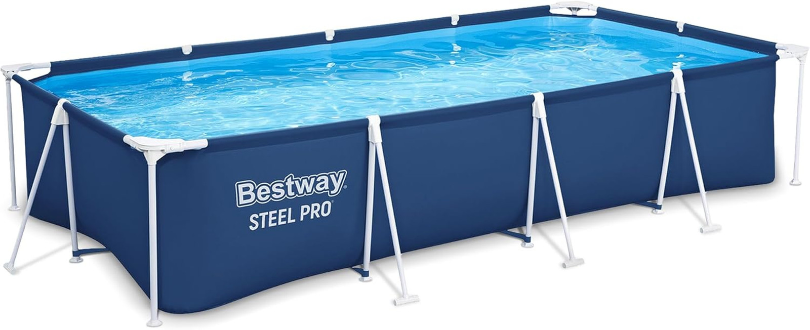 Steel Pro 13 Foot X 32 Inch Rectangular above Ground Outdoor Pool Steel Framed V gallery
