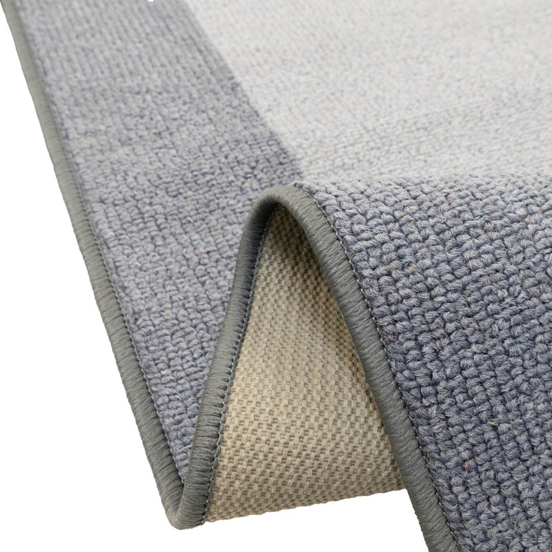 Custom Size Anti Slip Backing Gray Bordered Design Runner Rug Carpet 25" Wide gallery
