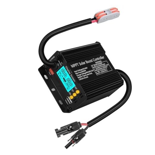 400W Boost MPPT Solar Charge Controller LCD Solar Panel Regulator LCD-400W gallery
