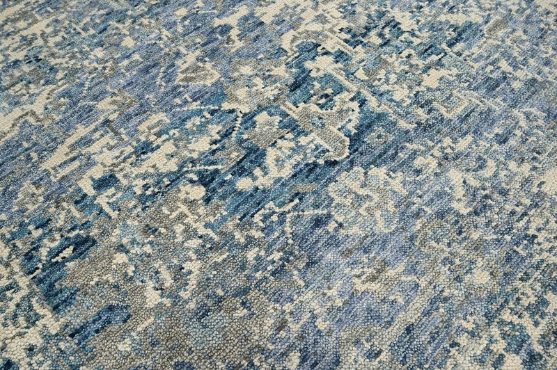8x10 Beige Hand Knotted Transitional Oushak Wool Area Rug gallery