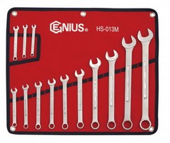 Genius Tools 16 Piece Metric Combination Wrench (Matte Finish) – HS-016M