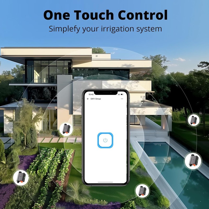SONOFF Zigbee Smart Water Valve IP55 Automatic Garden Irrigation Watering System gallery