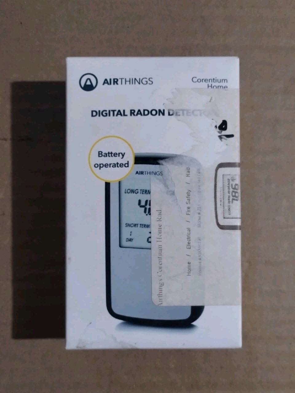 Airthings Corentium Home Digital Display Radon Detector Portable Battery Operate gallery