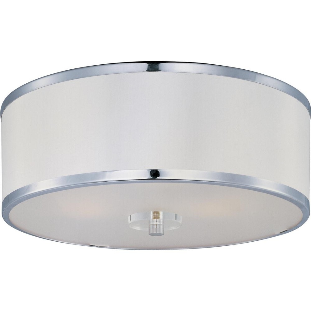 Maxim Lighting 39821BCWTPC Metro Semi-Flush Mount Polished Chrome