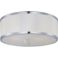Maxim Lighting 39821BCWTPC Metro Semi-Flush Mount Polished Chrome