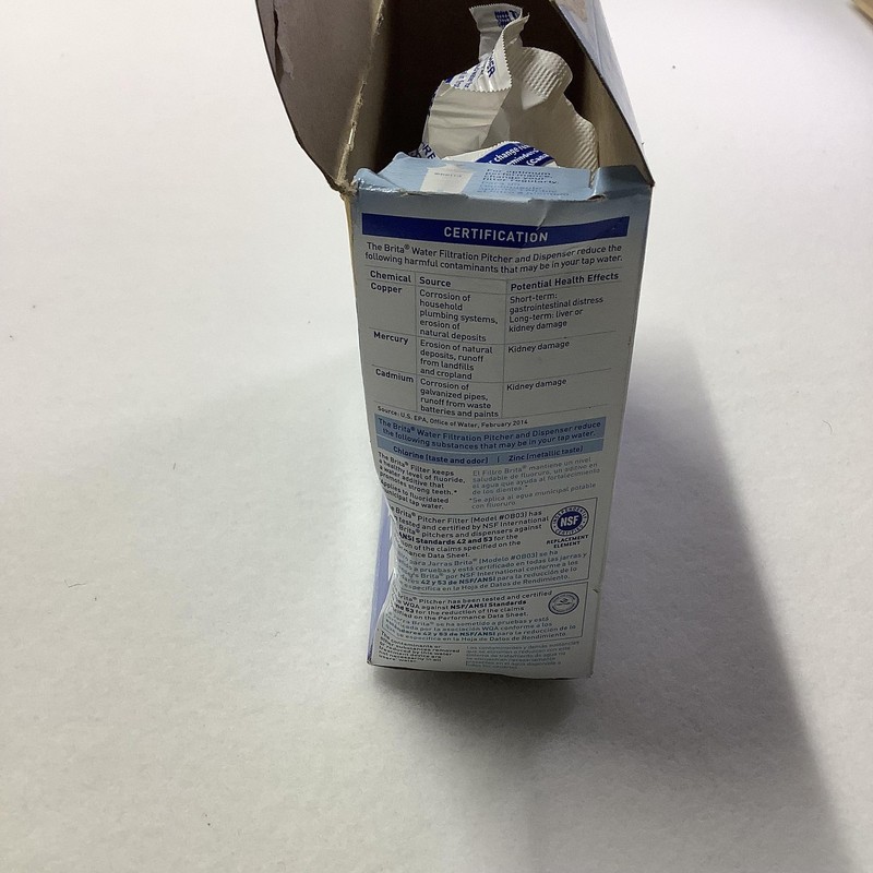Brita Advanced Pitcher Replacement Water Filters 2 Pack White Open Box gallery