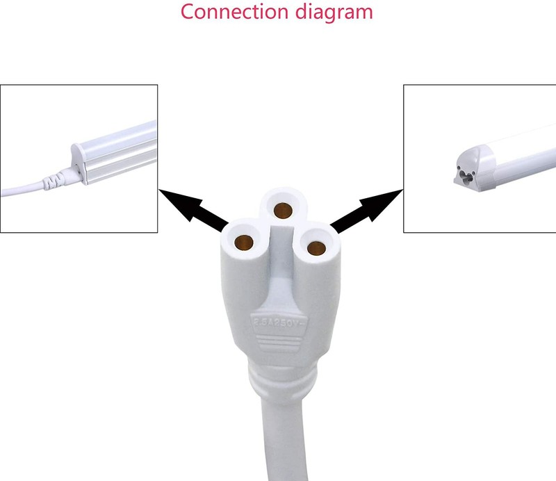 5FT POWER CABLE With Switch For T8 Integrated LED Tube Light Replacement gallery
