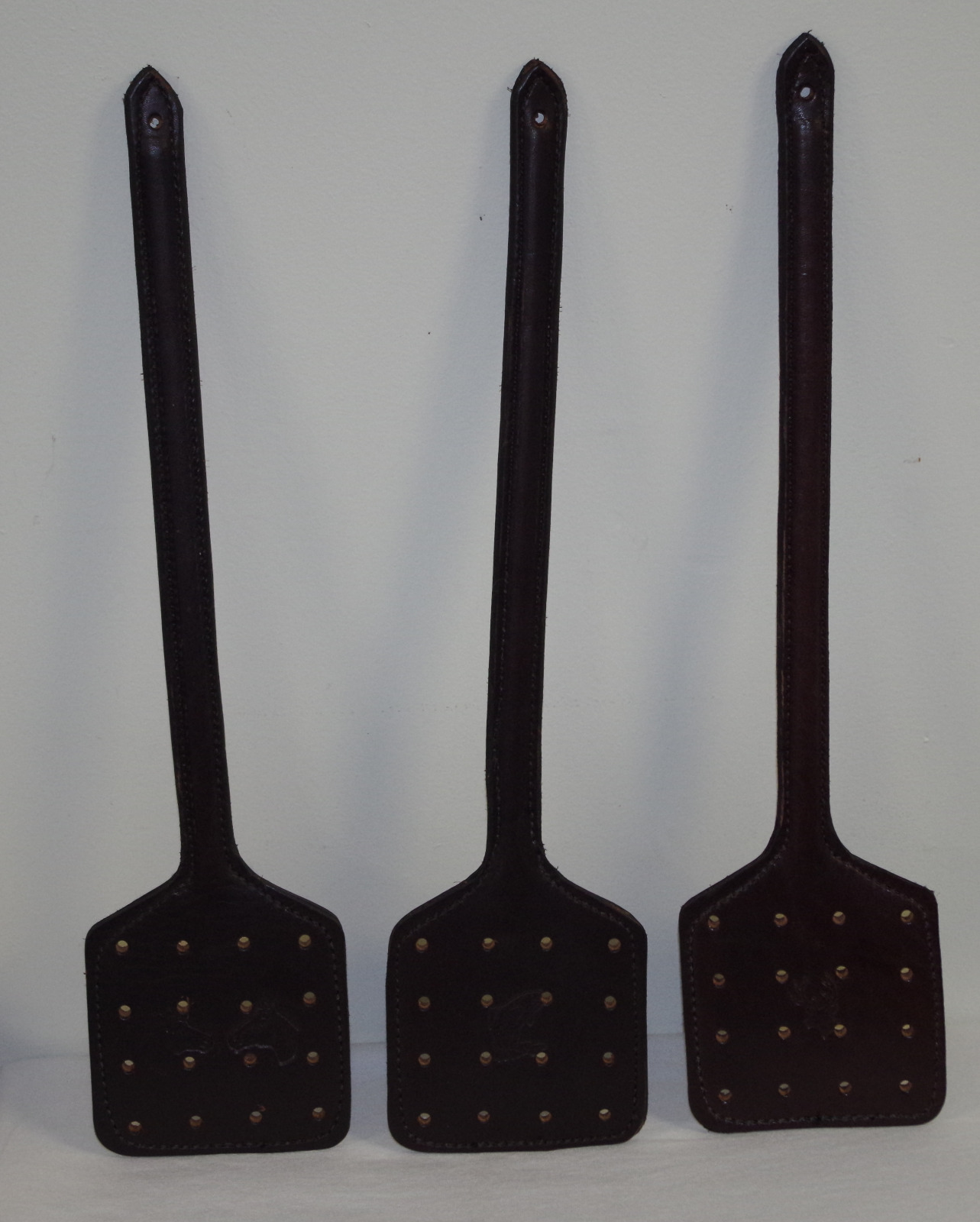 Authentic Amish Made 100% Real Leather Heavy Duty Fly Swatter gallery