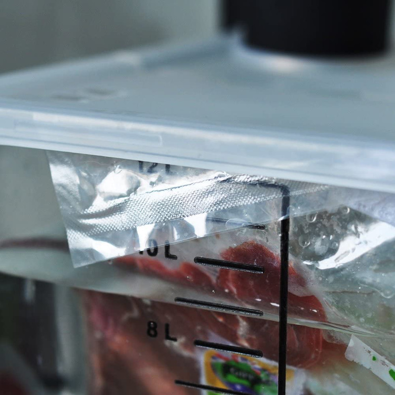 Sous Vide Container 12 Quart Collapsible Hinged Lid For Cooker Transparent gallery