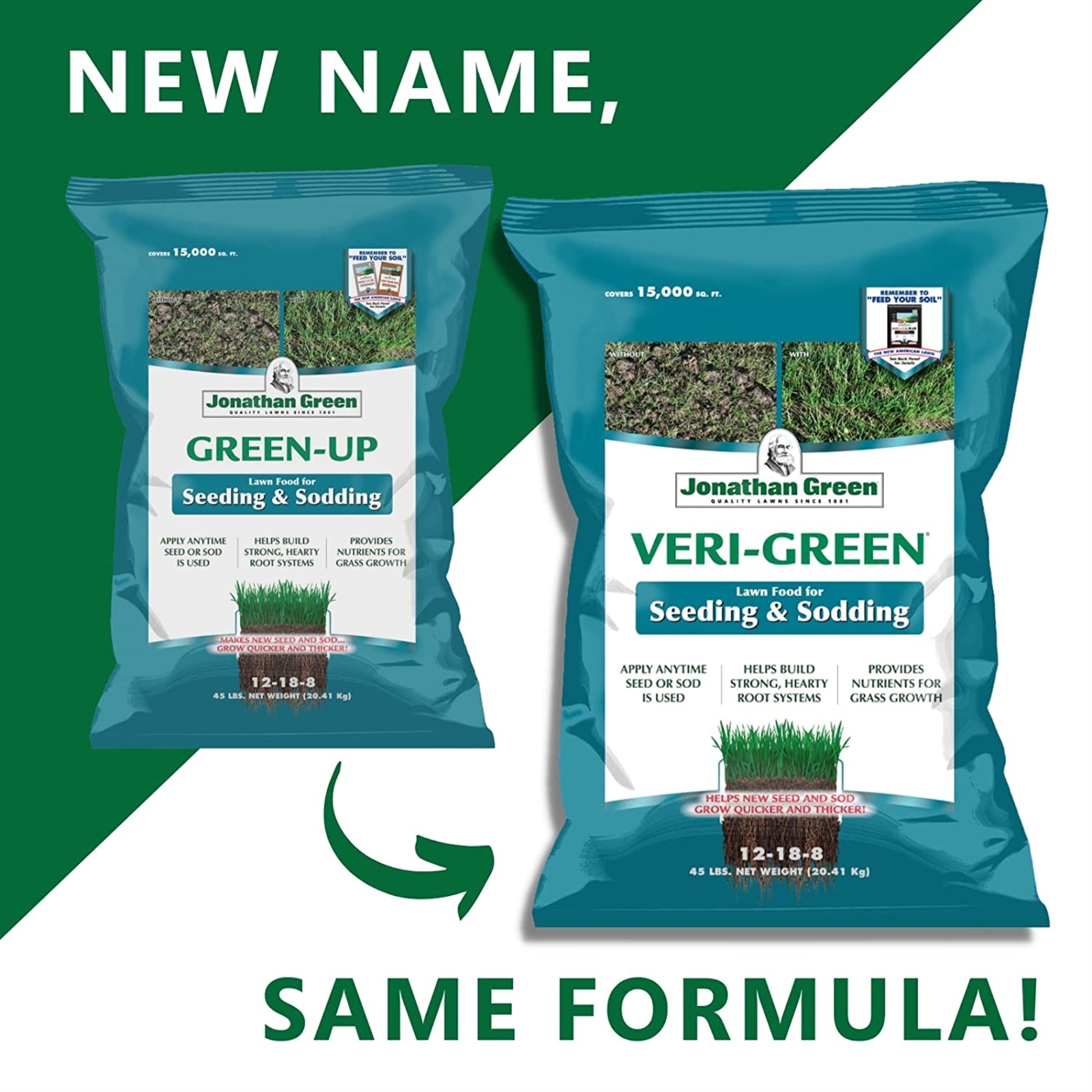 Jonathan Green Veri-Green Seeding & Sodding Lawn Food, 15,000 sq. ft. gallery