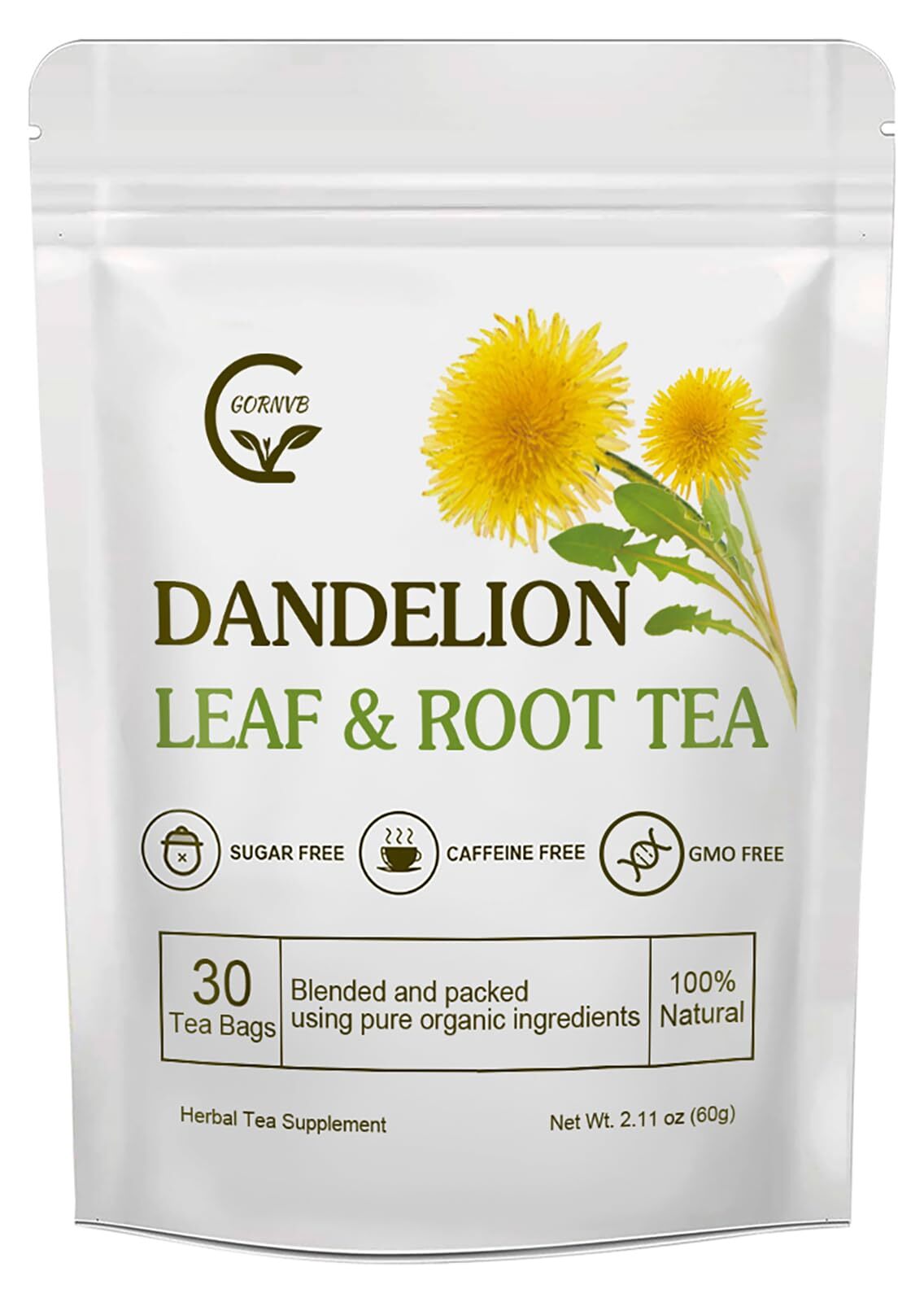 Organic Dandelion Leaf & Root Tea,Supports Kidney Function and Healthy Digestion gallery
