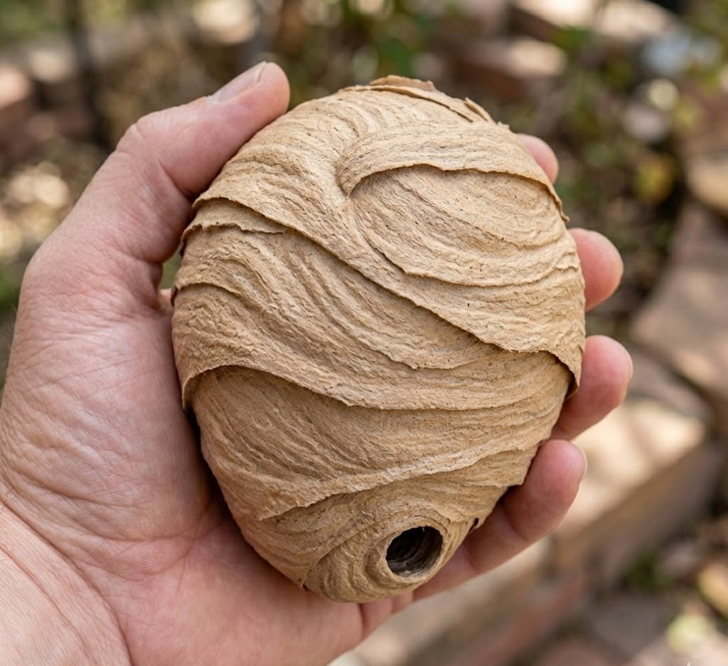 Chemical-Free Wasp Deterrent - Odorless Realistic Nest Decoy gallery