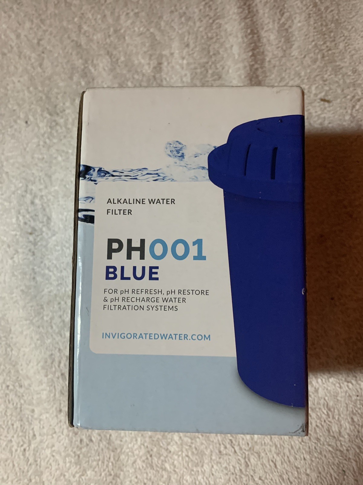 PH001 Alkaline Filter pH Recharge Restore Refresh Invigorated Water Blue gallery