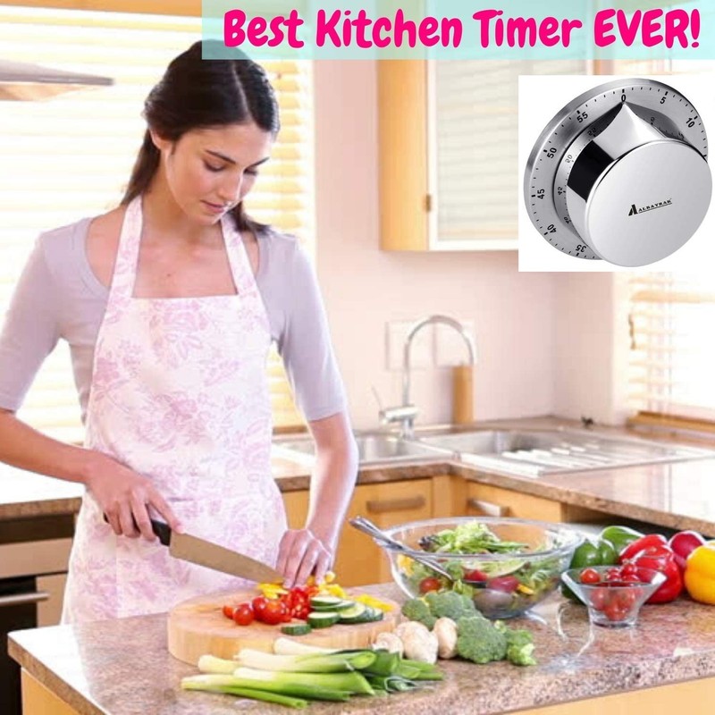 Kitchen Timer Chef Cooking Timer Clock With Loud Alarm No Batteries Required 100 gallery