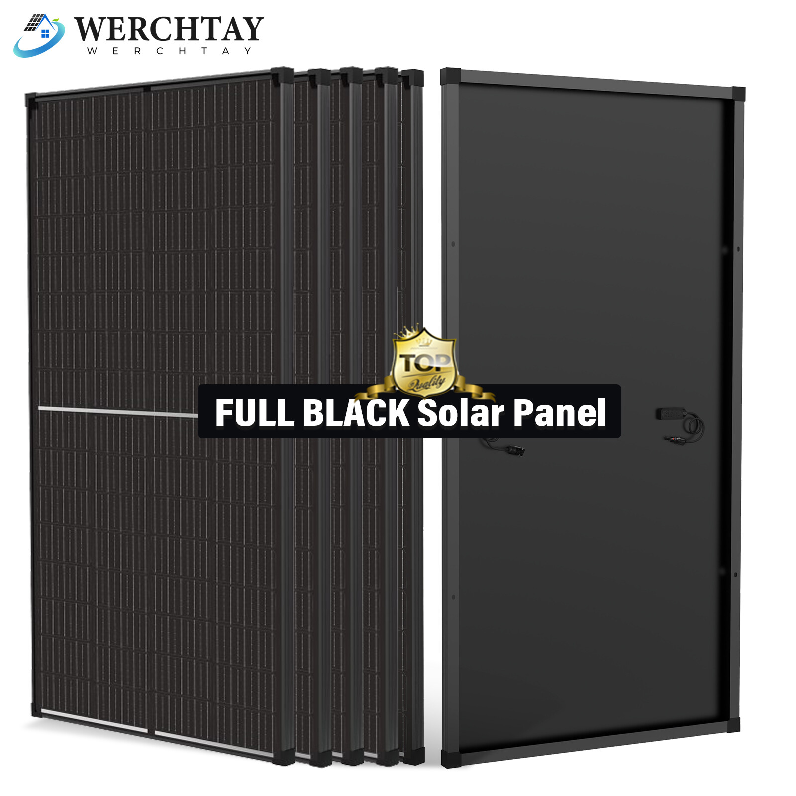 100W 200W 400W 1000W Watt Solar Panel Mono 12V Charger RV Home Off-Grid Boat gallery