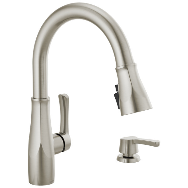 Delta Owendale Kitchen Faucet Spotshield Stainless-Certified Refurbished gallery