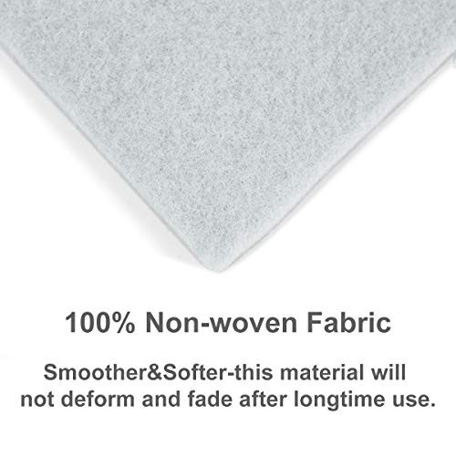 DUWEE DELUX IRONING BOARD PADDING, EXTRA DENSE FELT MATERIAL, 54" X 18" - WHITE gallery