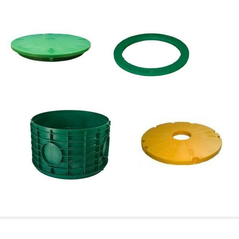 24x12 Inch Tuf-Tite FOUR PIECE Bundle - 24x12 riser, 24 in flat lid,r ing adapte gallery