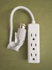 Intertek White, 3 Outlet Power Strip, 1 foot Cord, Indoor Use, NEW gallery