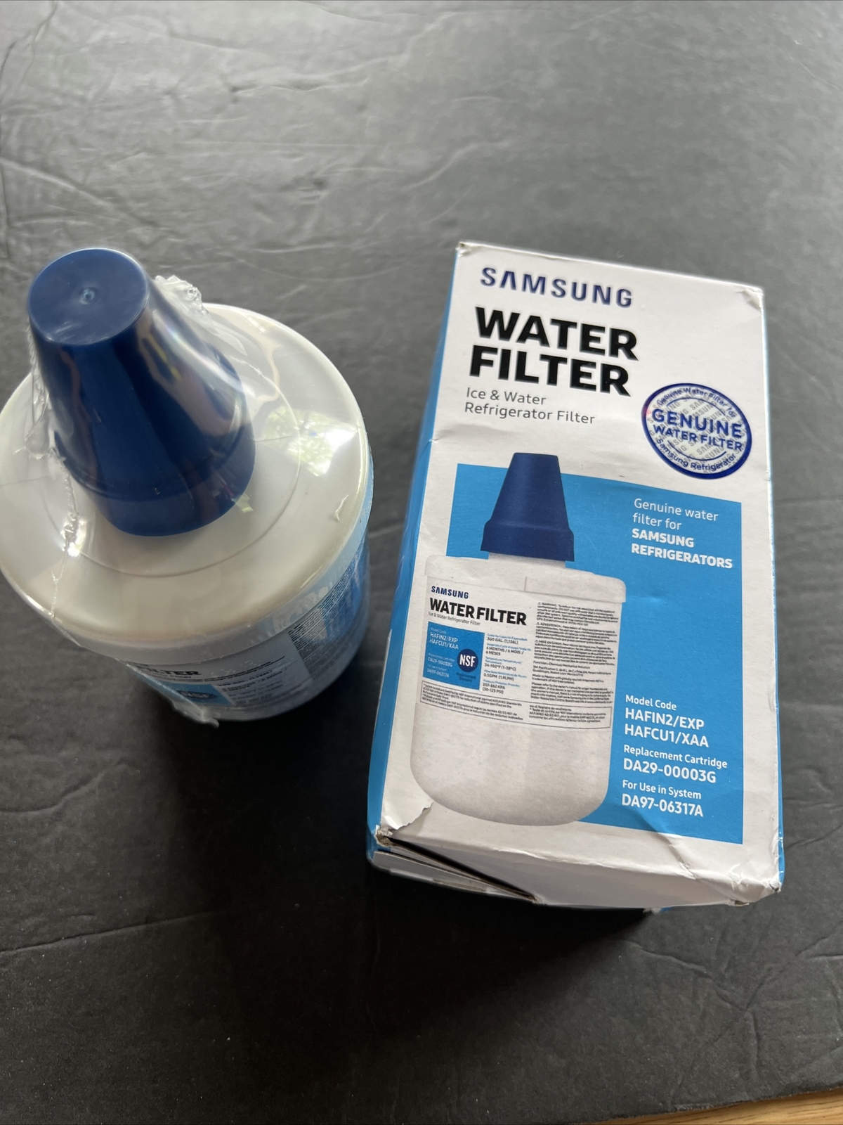 GENUINE Samsung DA2900003G Ice & Water Refrigerator Filter 300 Gal 6 Months Use gallery