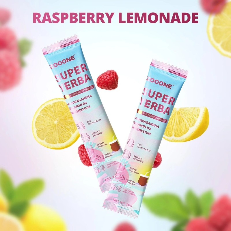 Super Yerba Instant Mate Tea Powder 30 Pack Pure Natural Tea No Additives gallery