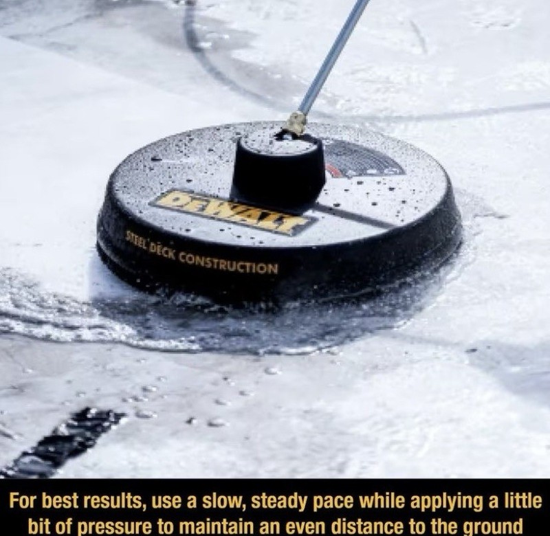 DEWALT 18" Surface Cleaner for Pressure Washer Steel Deck 3700 Psi gallery