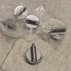 Set of 5 Range Knobs For Whirlpool W10698166 W10594481 Range/Stove Knobs