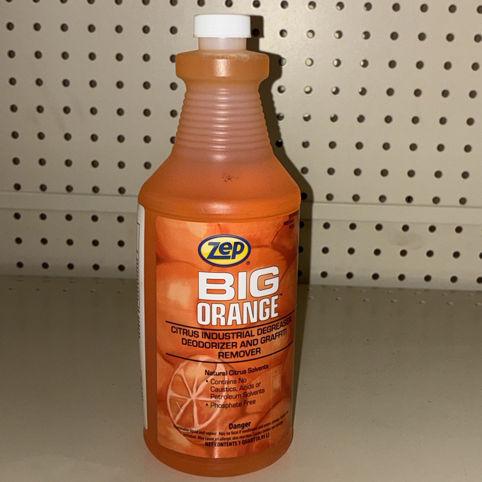 ZEP BIG ORANGE INDUSTRIAL DEGREASER & GRAFFITI REMOVER - 32 OZ. gallery