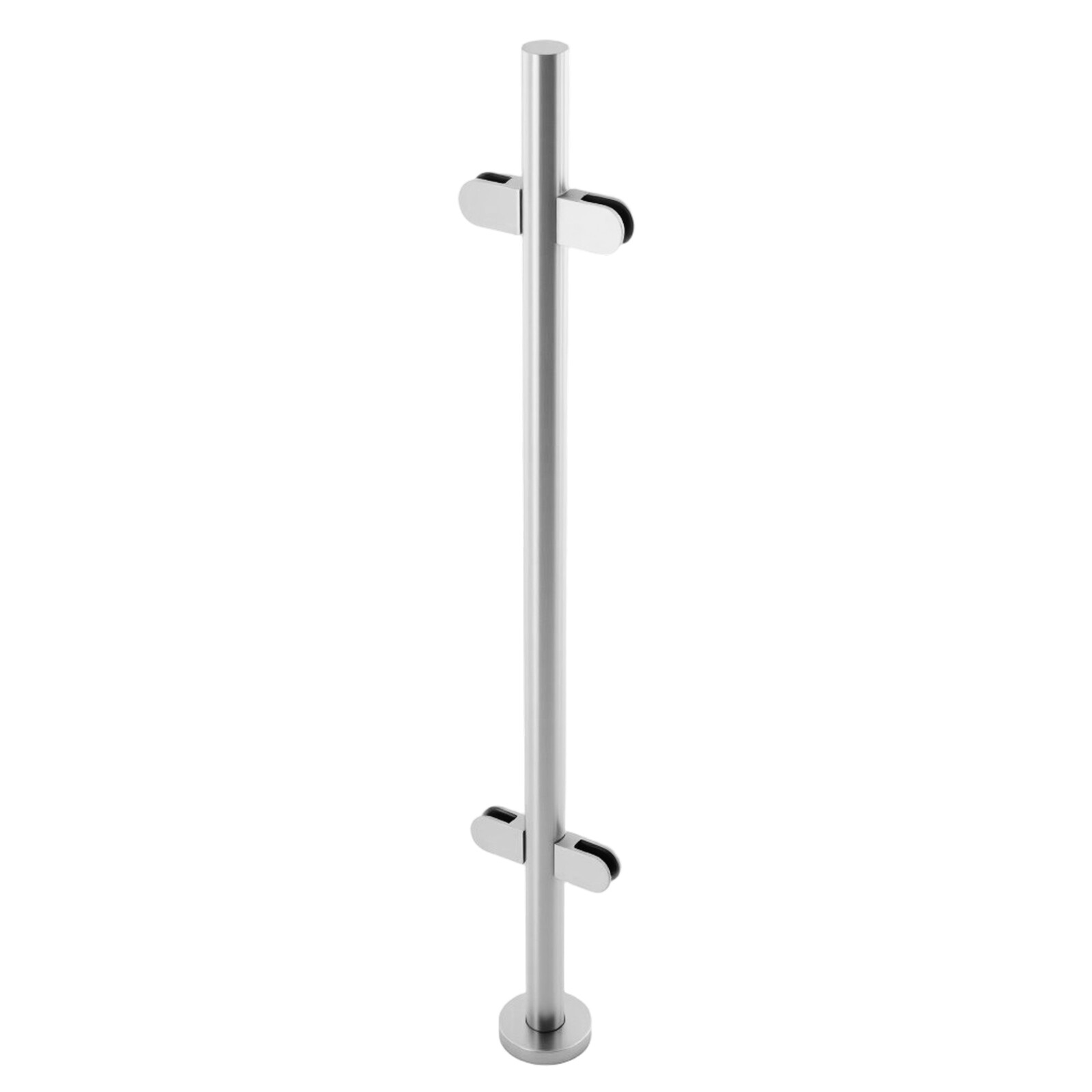 110cm Stainless Steel Glass Railing Post Balustrade Glazing Pole Handrail Stairs gallery