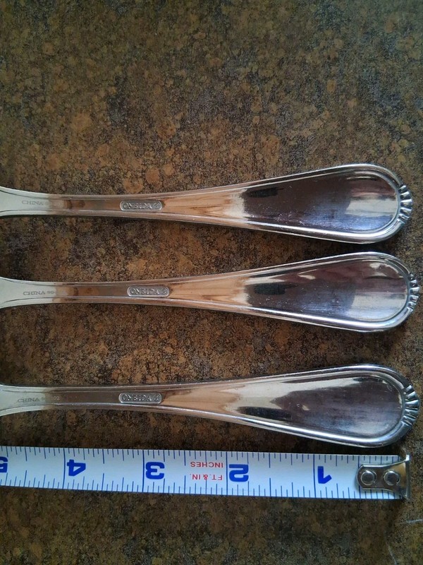 3 Dinner Forks COUNTESS Oneida Stainless Flatware Beaded gallery