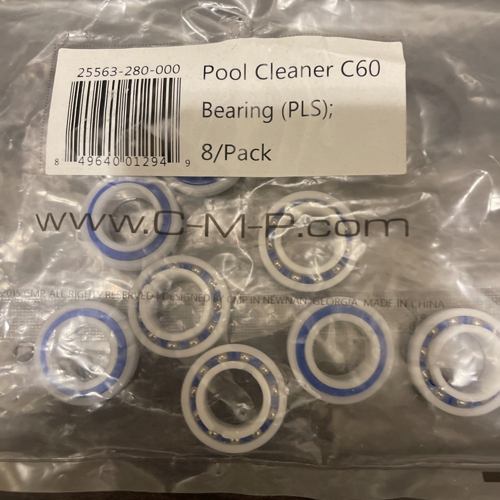 Custom Molded Products CMP Pool Cleaner C60 Bearing (Polaris), 8/Pack