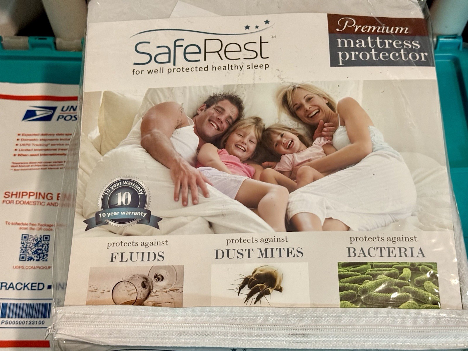 SafeRest Twin Size Premium Bed 🛏️ Mattress Fitted Sheet Protector Waterproof 💦 gallery