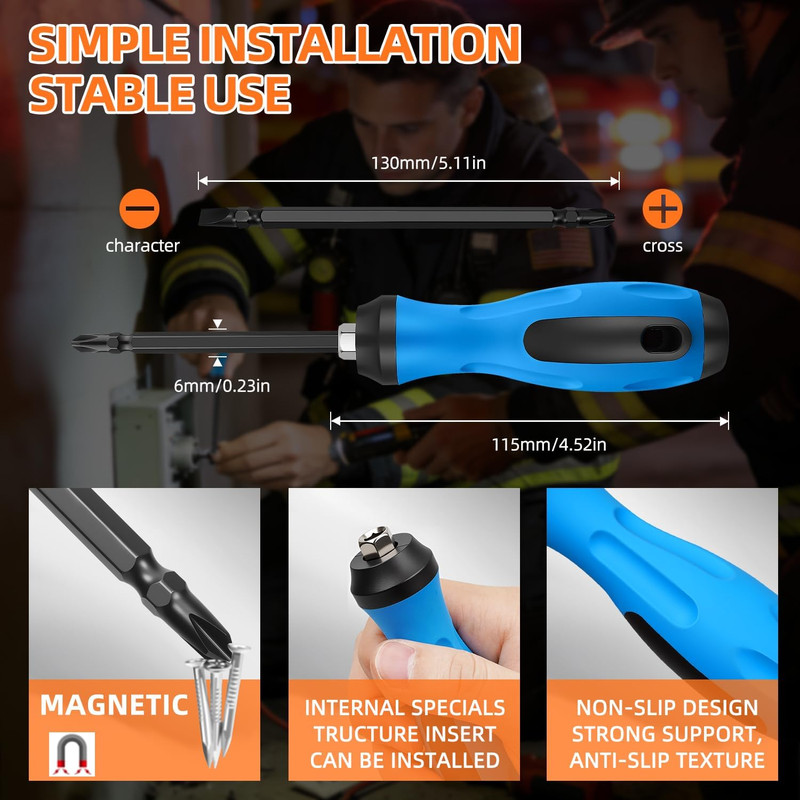 4Pack Firefighter Tools Heavy Duty, Fireman Gear Equipment Accessories for Emerg gallery