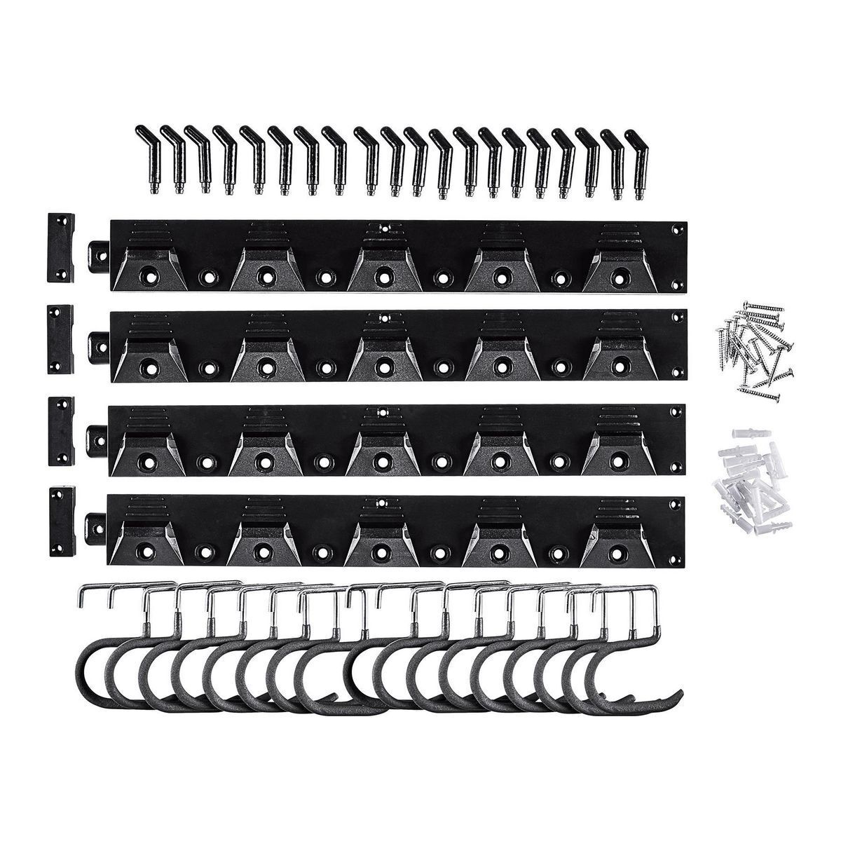 65 in Wall Mount Tool Organizer Multi-Purpose Garage Storage Rack Heavy Duty gallery