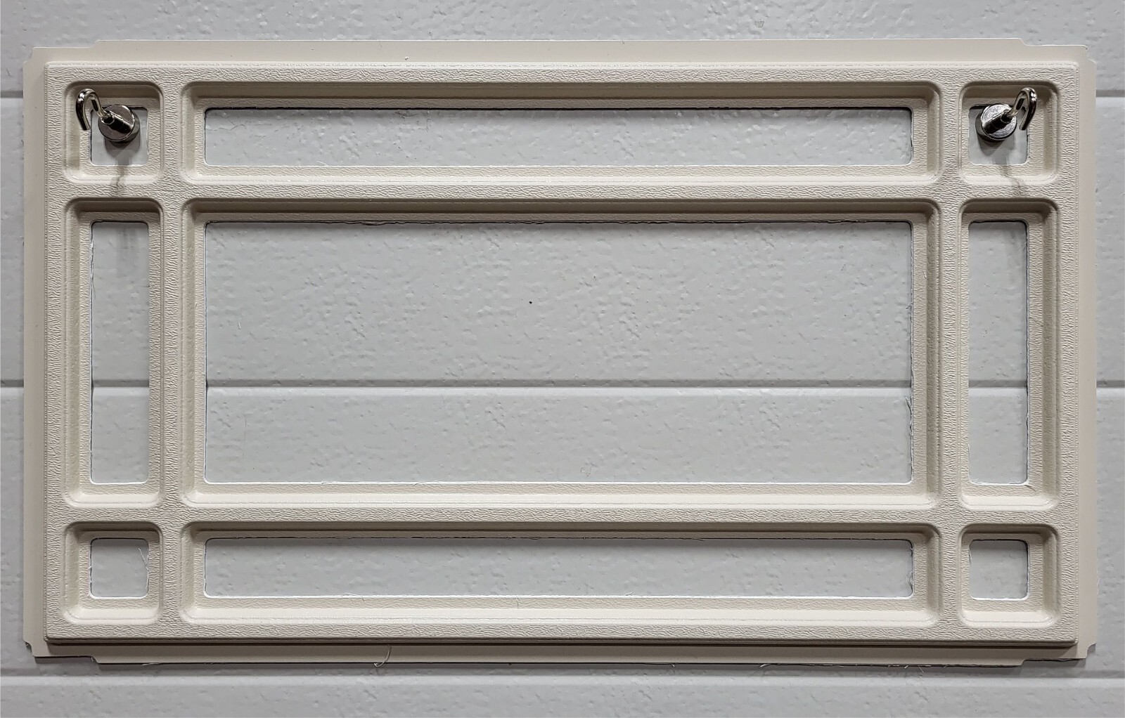 CLOPAY Prairie 510 Window Inserts /Short Panel Garage Door ALMOND Set of 4 gallery