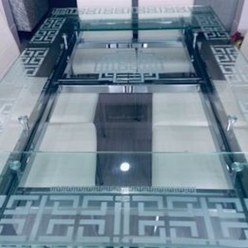 glass dining table for 8 or more gallery