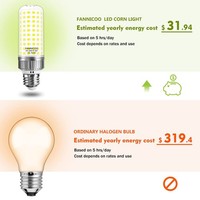 E26 LED Bulb,25W LED Corn Light Bulb 200W Equivalent 6500K Cool Daylight Whit... gallery
