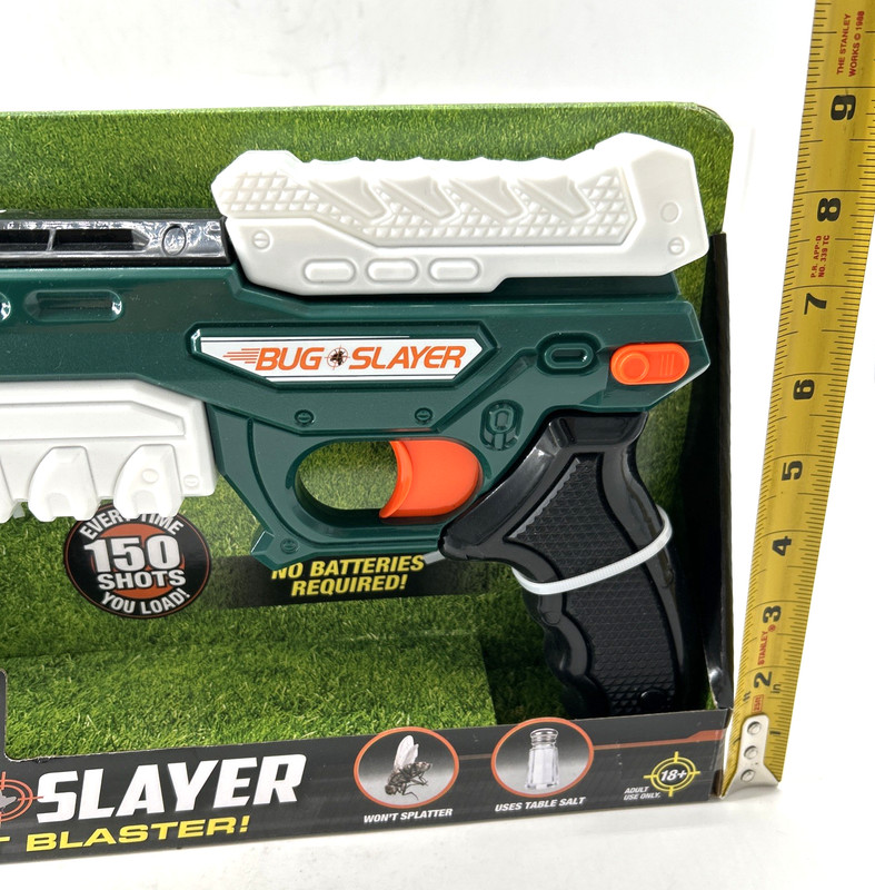 Bug Slayer Salt Blaster Bug Killer Fly Stopper Pistol Gun with Safety gallery