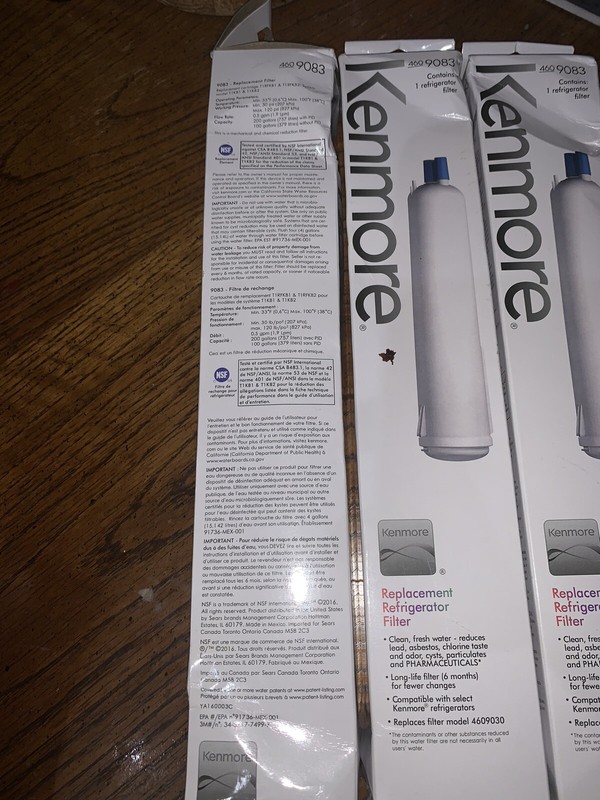 Kenmore 46-9083 Replacement Refrigerator Water Filter 3pack gallery