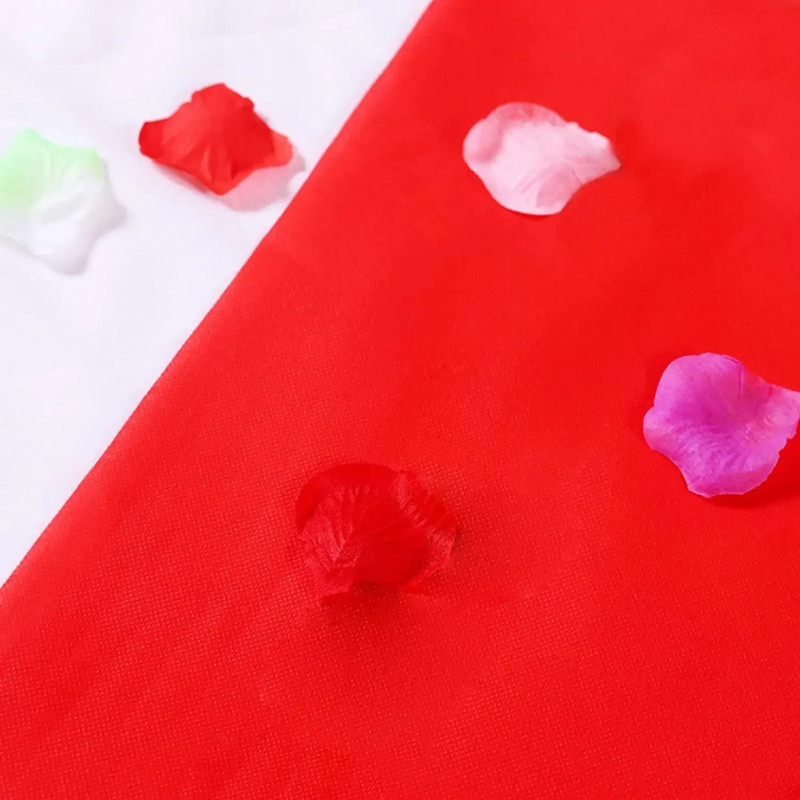 Red Solid Color Style Wedding Party Proposal Carpet Festival Event Corridor Carp gallery