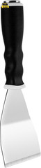 Bent Heavy Duty Scraper, 3″ Bent Scraper with Pole Socket Hammer End, Stainless